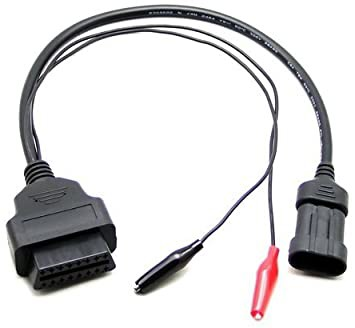 Bild von Adapterkabel für FIAT 3 Pin auf OBD2 (weiblich)